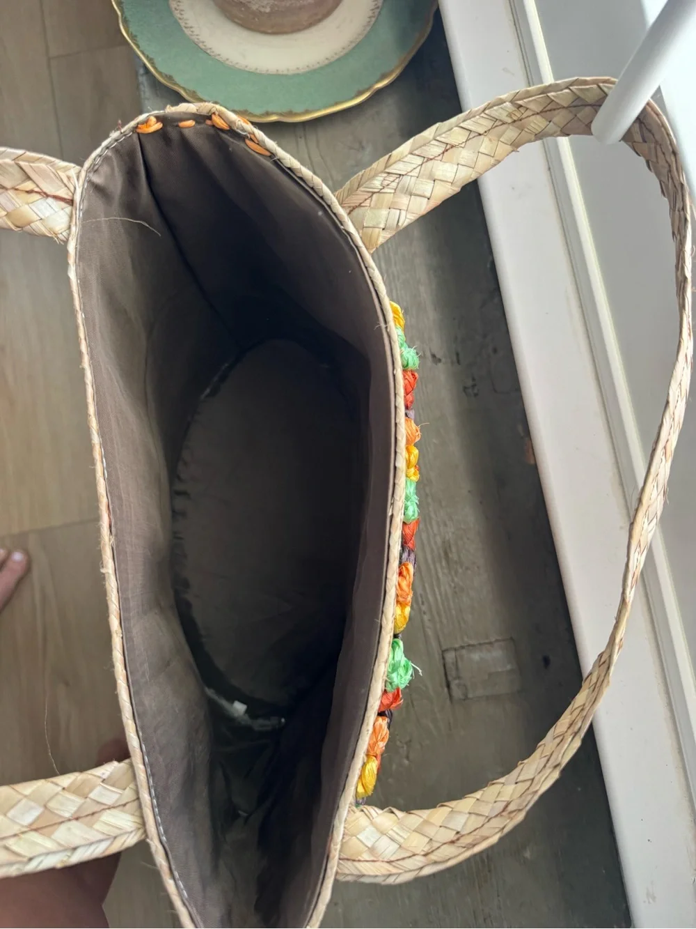 N/A handwoven straw
